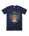 Ganesha Abstract - Navy Blue - Unisex Adults T-shirt
