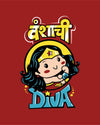 Vaunshachi Diva - Red - Unisex Adults T-shirt